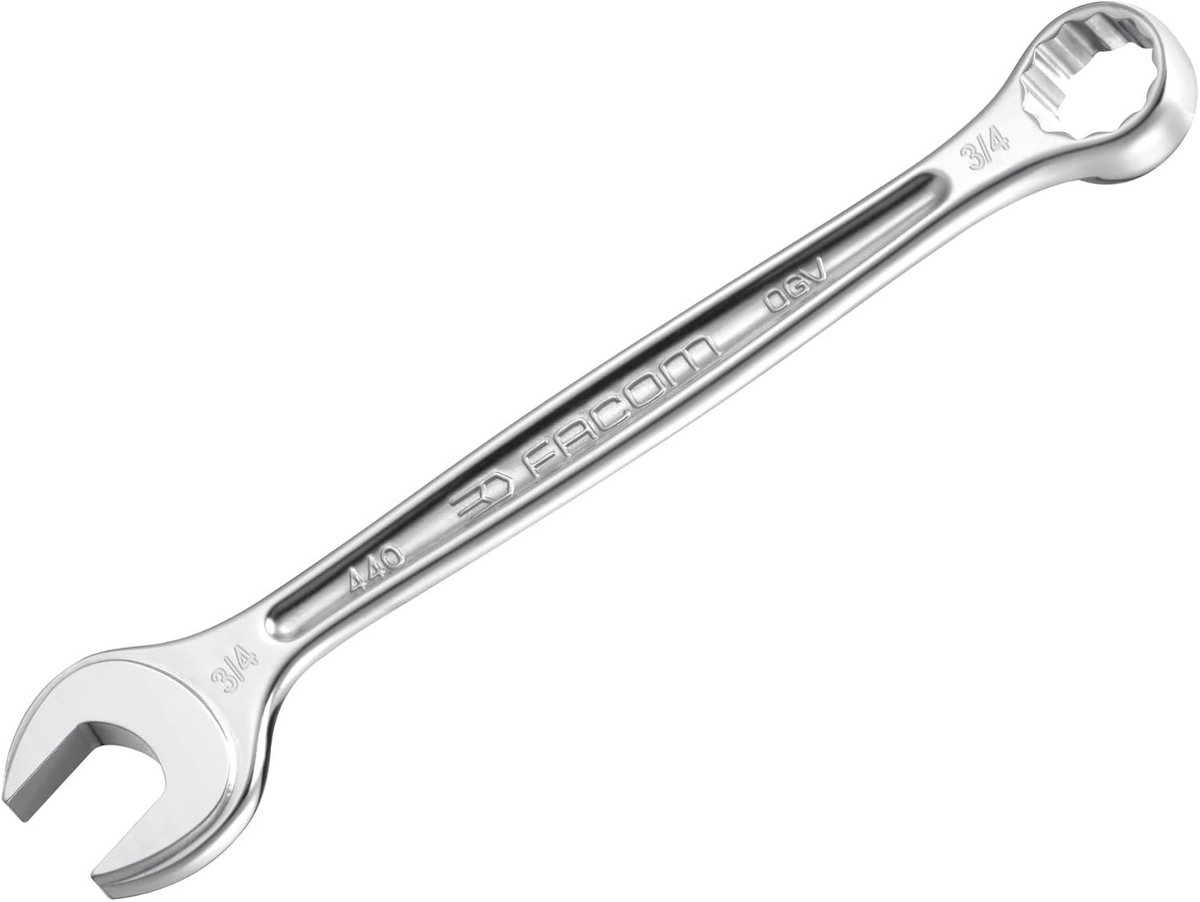 Ringsleutel 38 mm Open Ringsleutel met 6- en 12-punts Ringprofiel