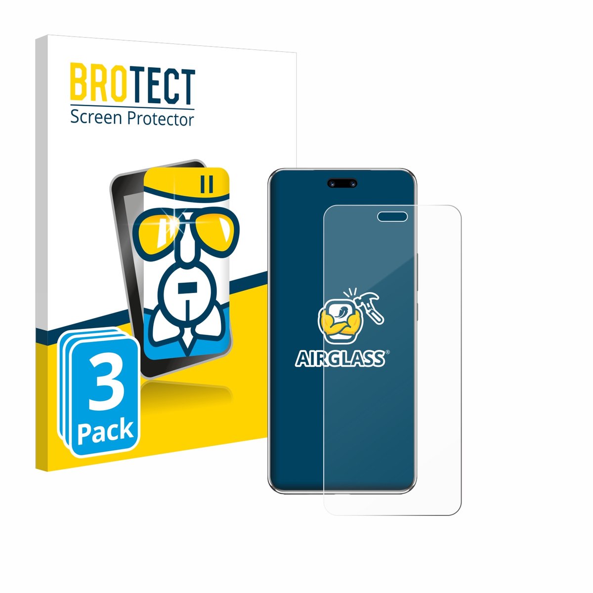 Screenprotector 3 Stuks voor Huawei Nova 13 Pro Beschermglas transparant