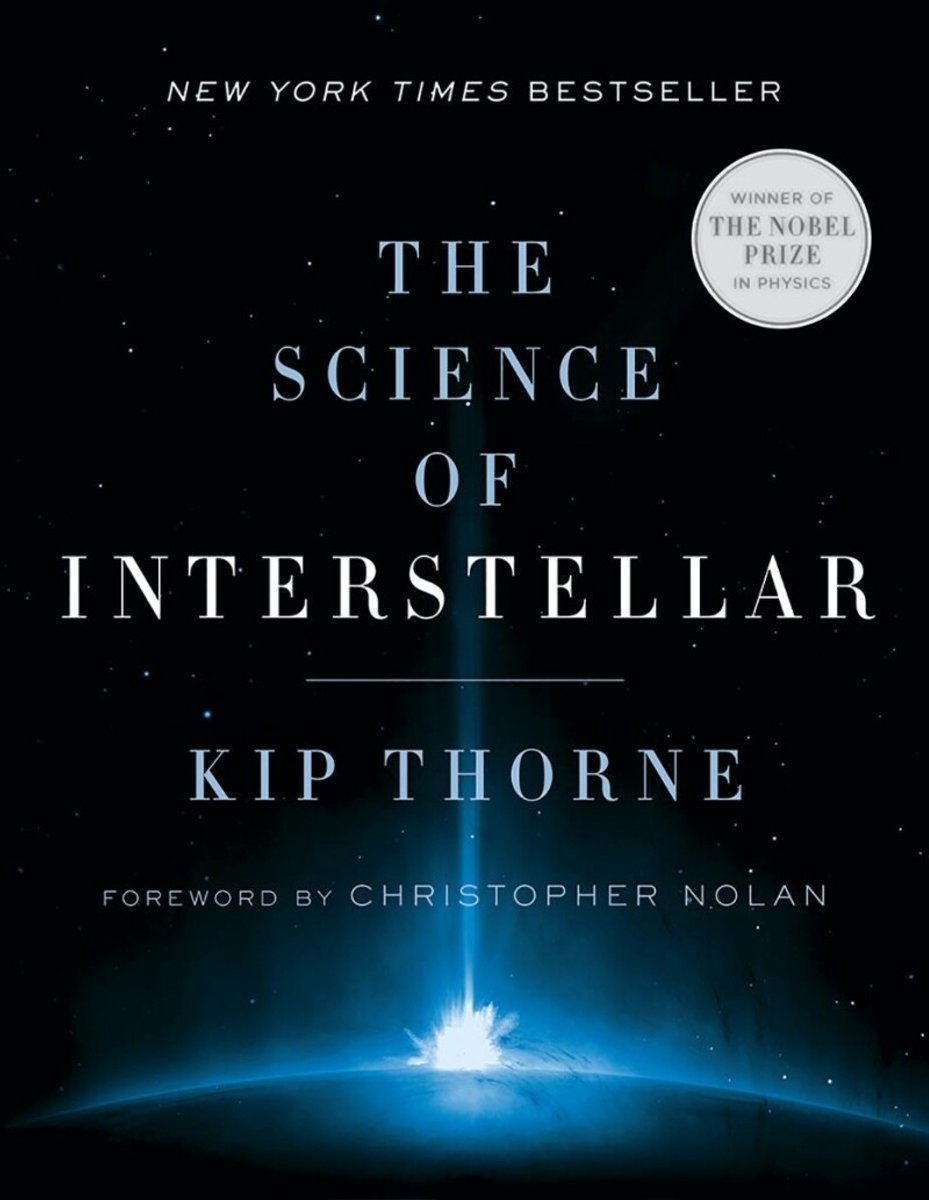 Boek "The Science of Interstellar" door Kip Thorne, New York Times Bestseller, winnaar Nobelprijs Fysica.