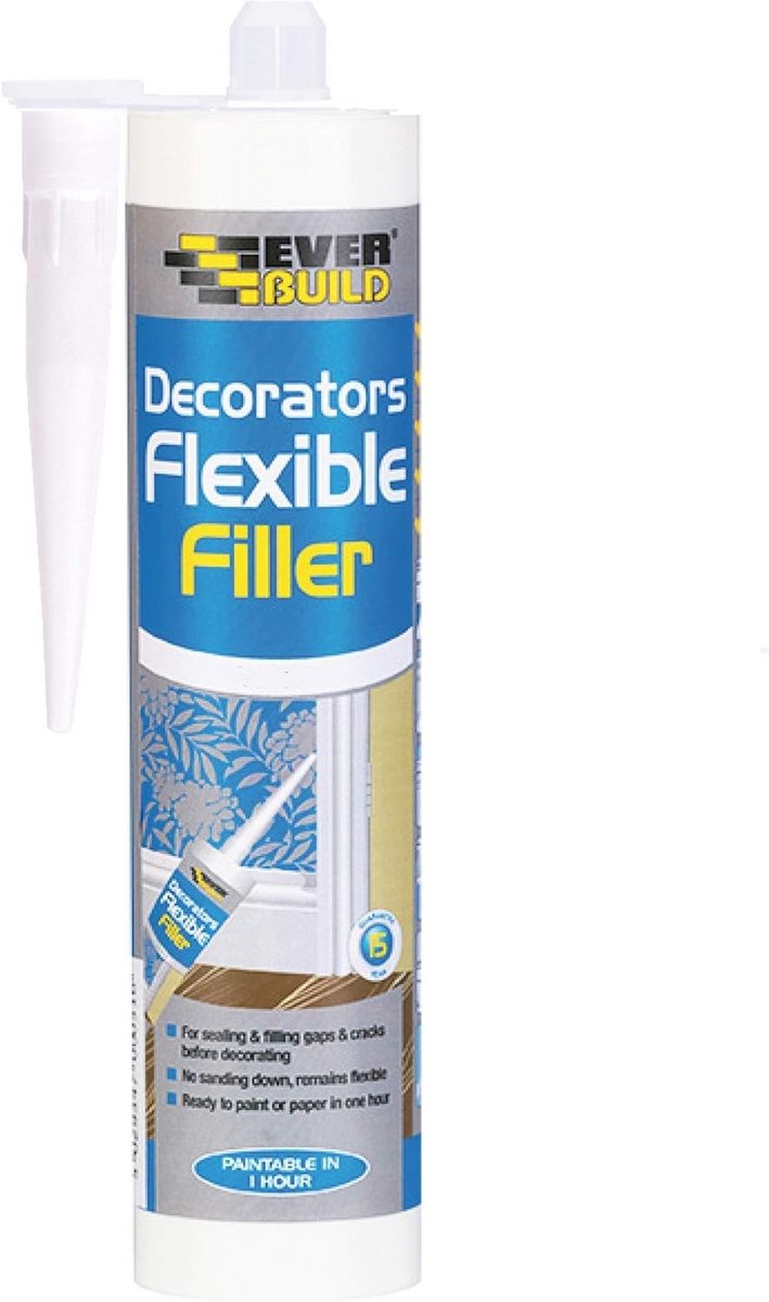 Flexibele Acryl Kit en Vulmiddel voor Binnen - Overschilderbaar - Sneldrogend