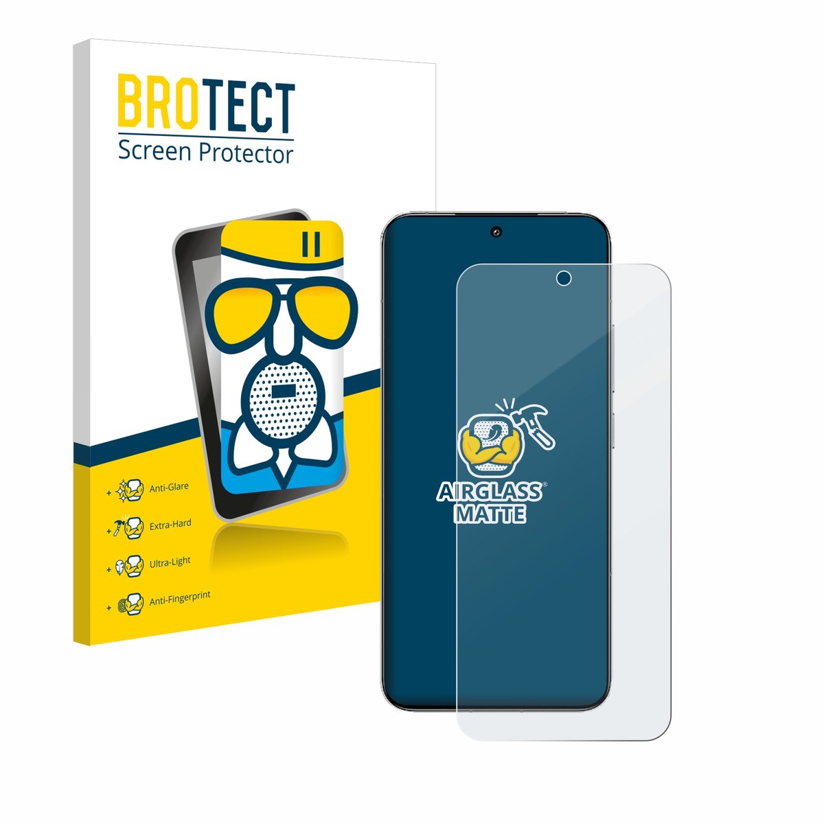 BROTECT - Screenprotector voor Xiaomi 15 - Folie Beschermfolie Beschermglas matte