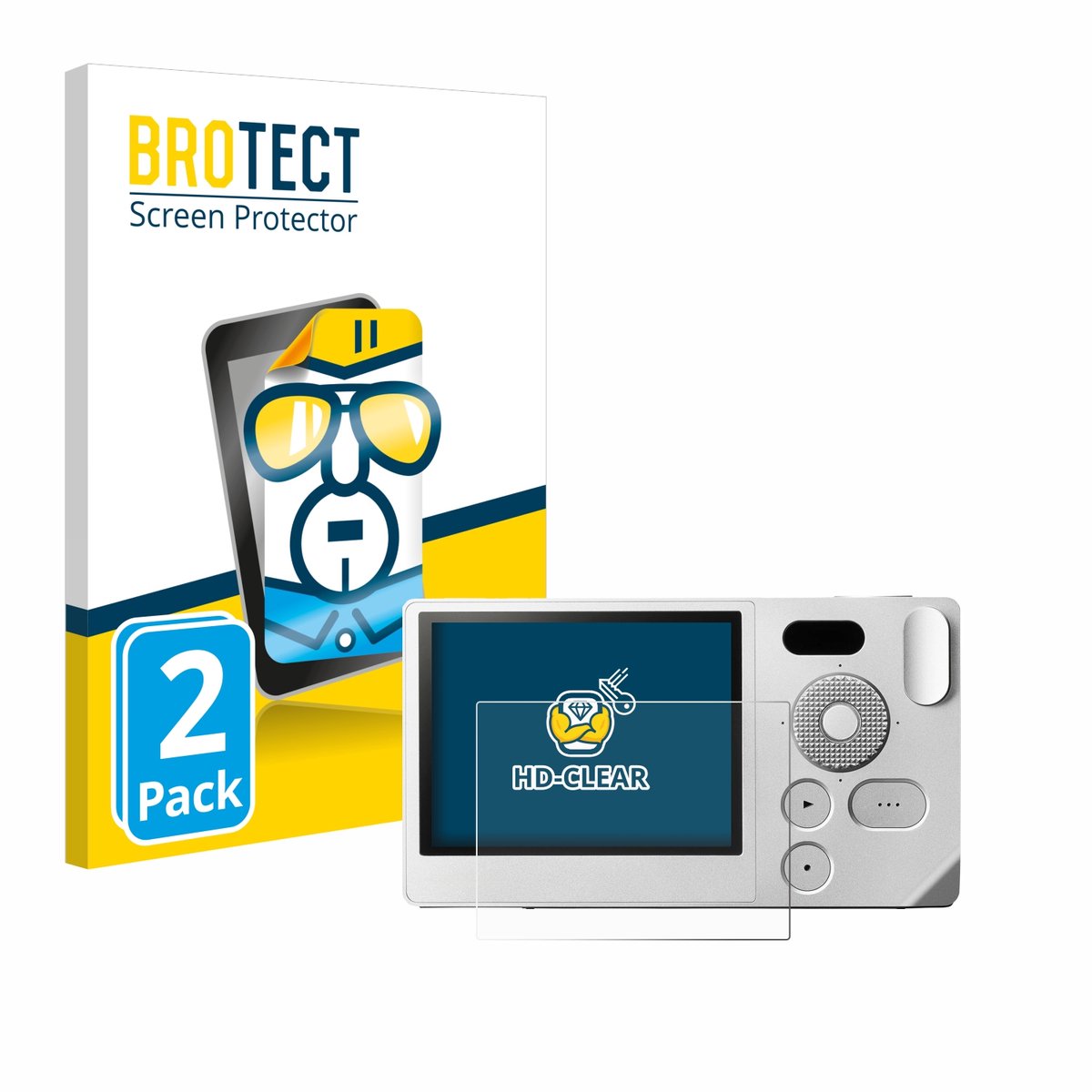 BROTECT - Screenprotector voor Sigma BF - Folie Beschermfolie transparant 2 Stuks