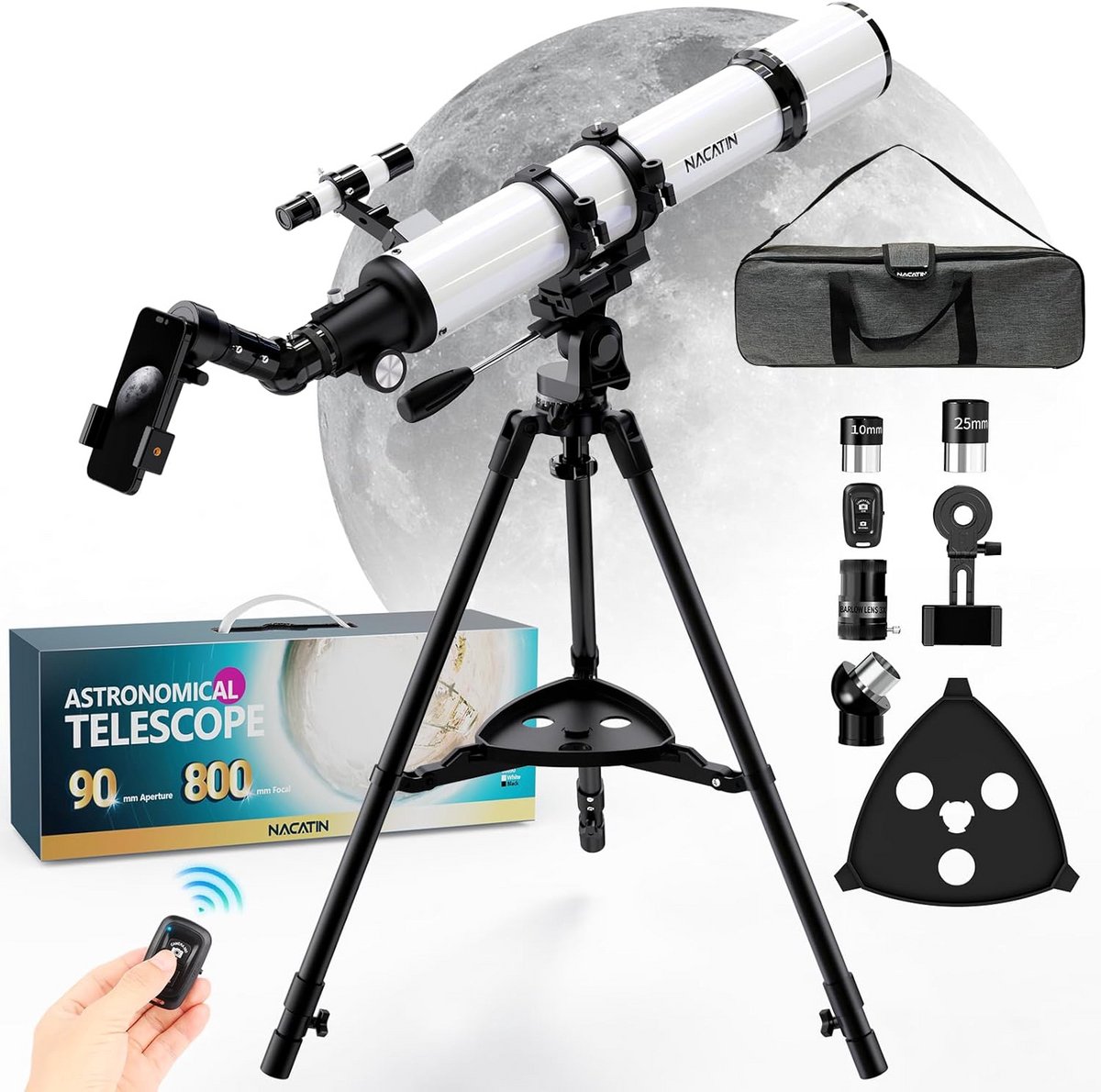 Krachtige Astronomische Telescoop voor Beginners en Hobbyisten