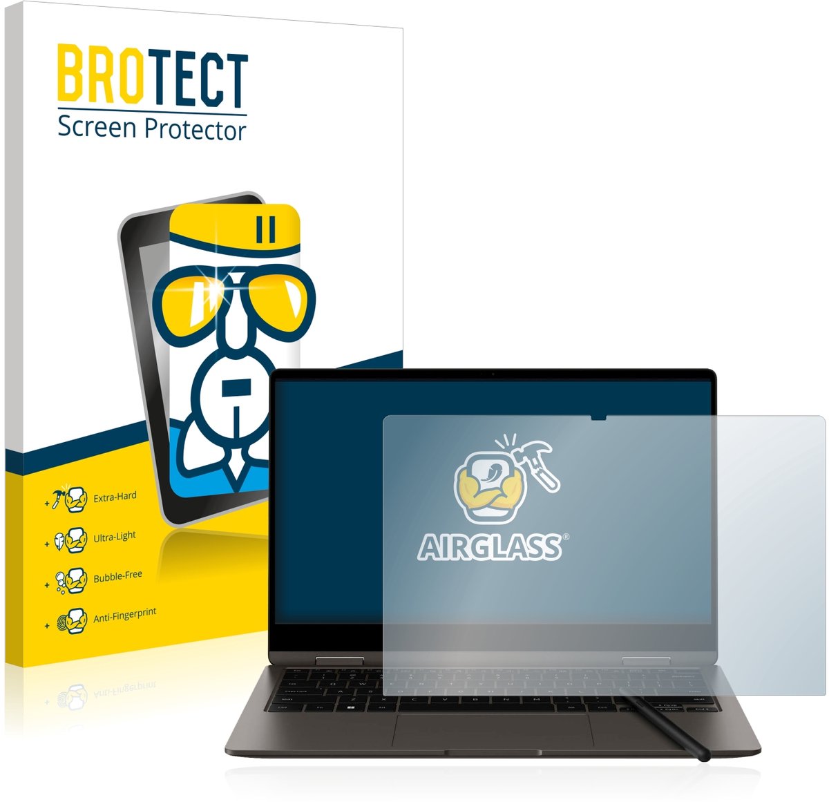Screenprotector voor Samsung Galaxy Book3 360 13" Beschermglas transparant