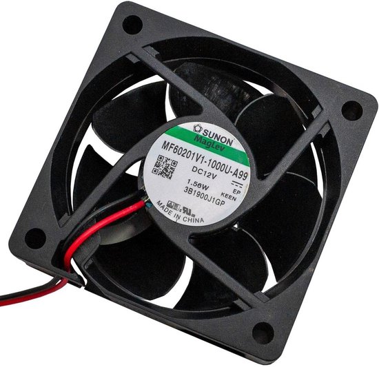 Axiale Ventilator 12V DC 60x60x20mm - Krachtige Koeling 5000 RPM | bol