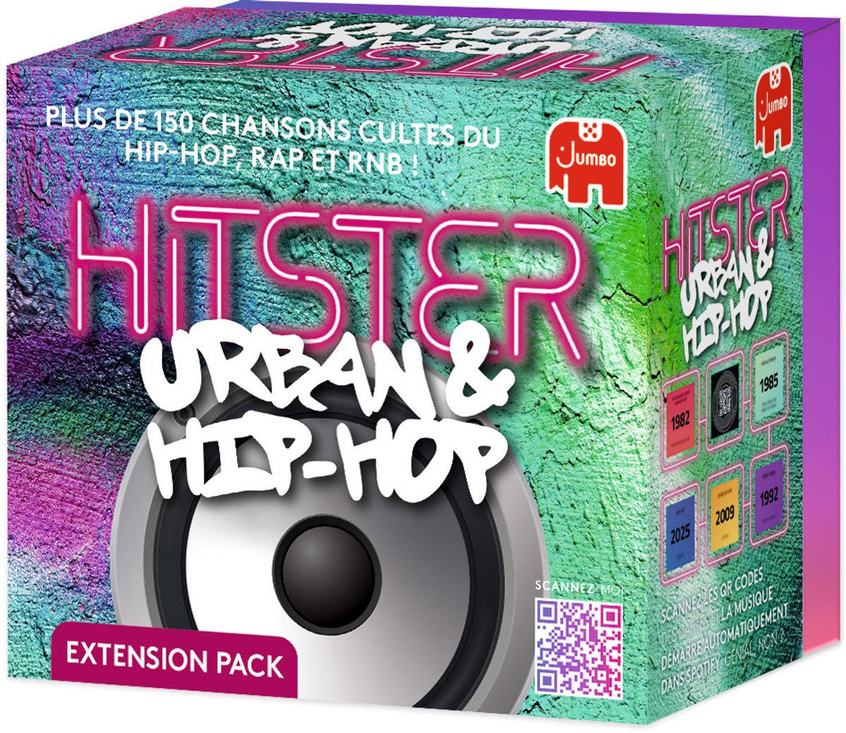 Jumbo - Hitster - Urban & Hip-Hop Franse editie - Franstalig Partyspel - Actiespel - Muziekspel vanaf 16 jaar — cadeau in Partyspellen - foto 2