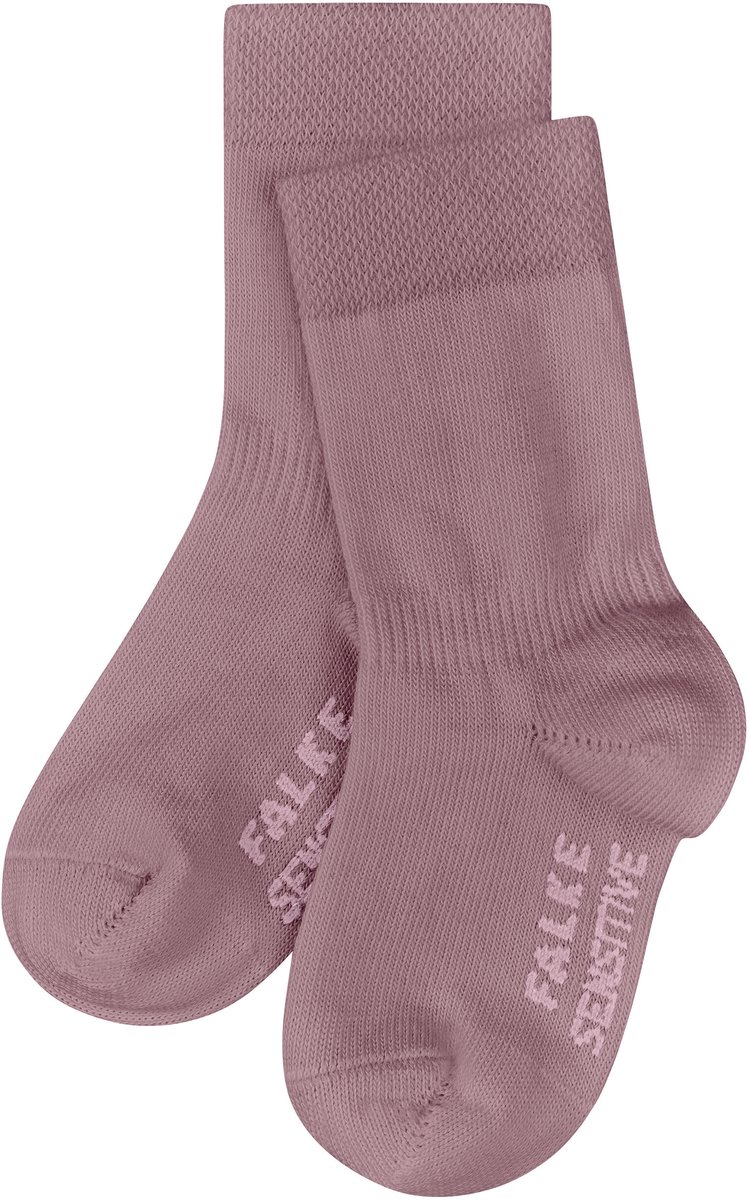 FALKE Sensitive met comfort tailleband katoen sokken baby rood - maat 74-80
