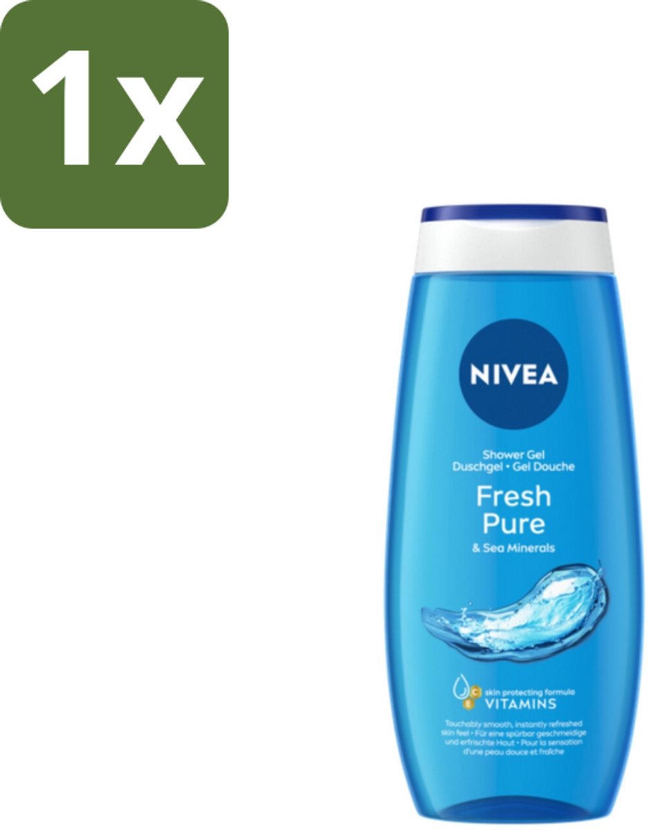 NIVEA Douchegel Fresh Pure 250 ml - 1 stuk