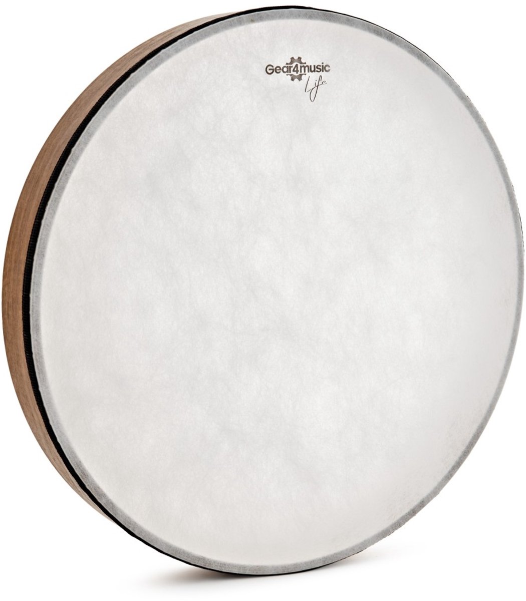 Gear4music Life Hand Drum 18 Inch, Goatskin Head