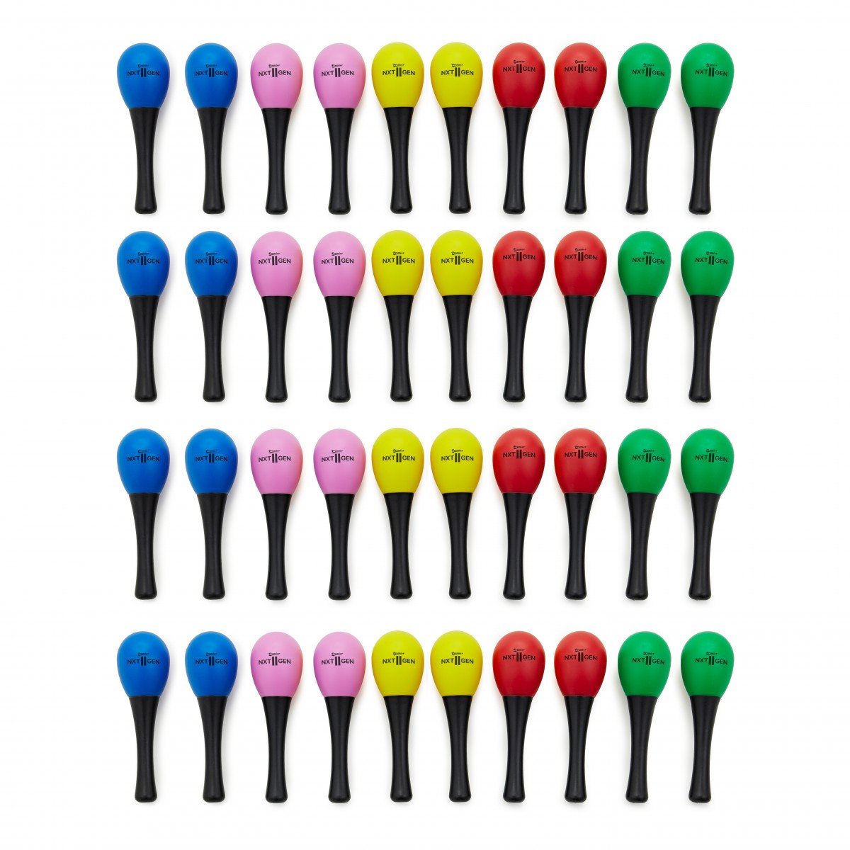 Premier NXT GEN Mini Plastic Maracas met Emmer, 20 paar
