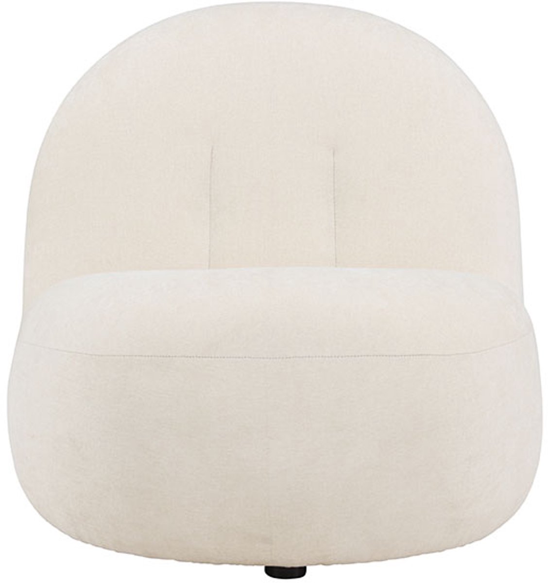 Omaha fauteuil wit, zwart.