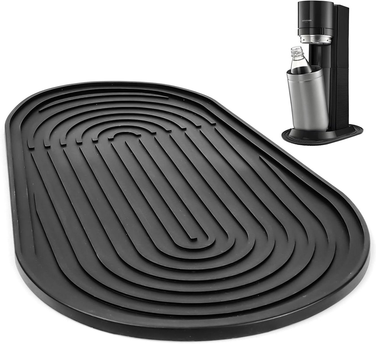 Siliconen druppelmat voor frisdrankapparaat - antislip en stabiele lekmat