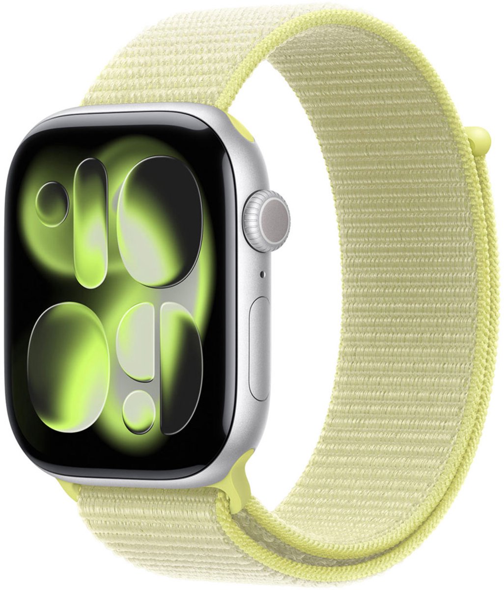 Apple Sport Loop band voor de Apple Watch Series 1 - 9 / SE (38/40/41 mm) - Neon Yellow