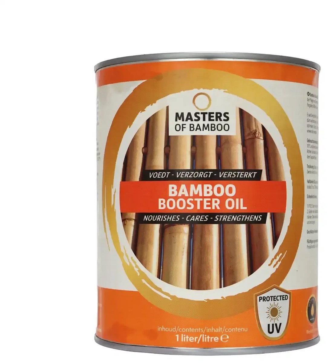 Masters of Bamboo® Bamboe Booster Olie 1L - Transparant Bamboe onderhoudsmiddel