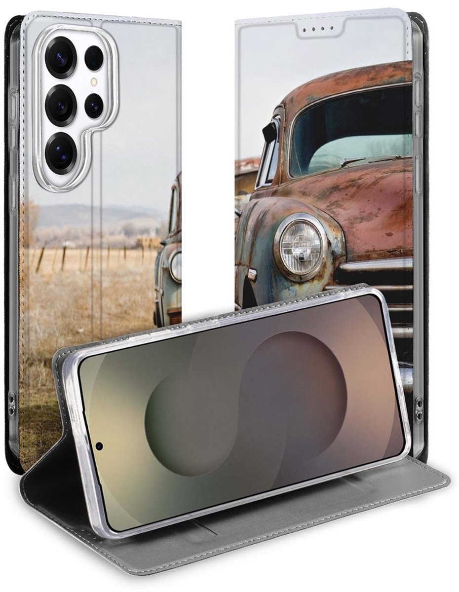 Samsung Galaxy S26 Ultra Bookcase Vintage Auto
