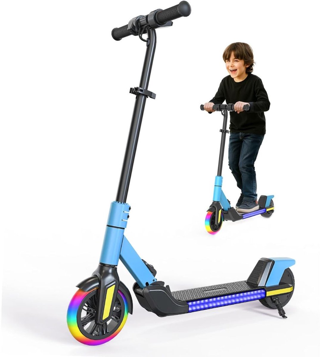 DnA® Elektrische Step Voor Kinderen - Elektrische Step - Elektrische Step Voor Volwassenen - Blauw - 94cm x 42cm x 83cm