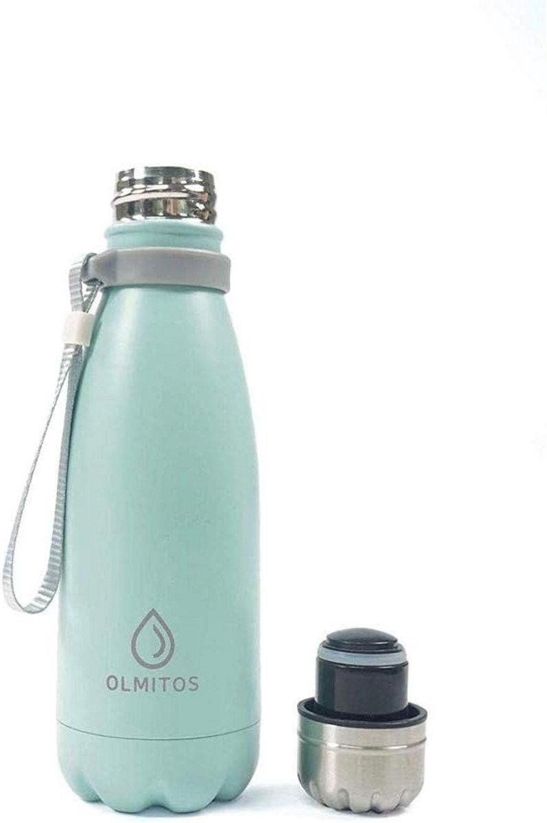 RVS Thermosfles 500 ml Blauw – Warm Houdende Drinkfles