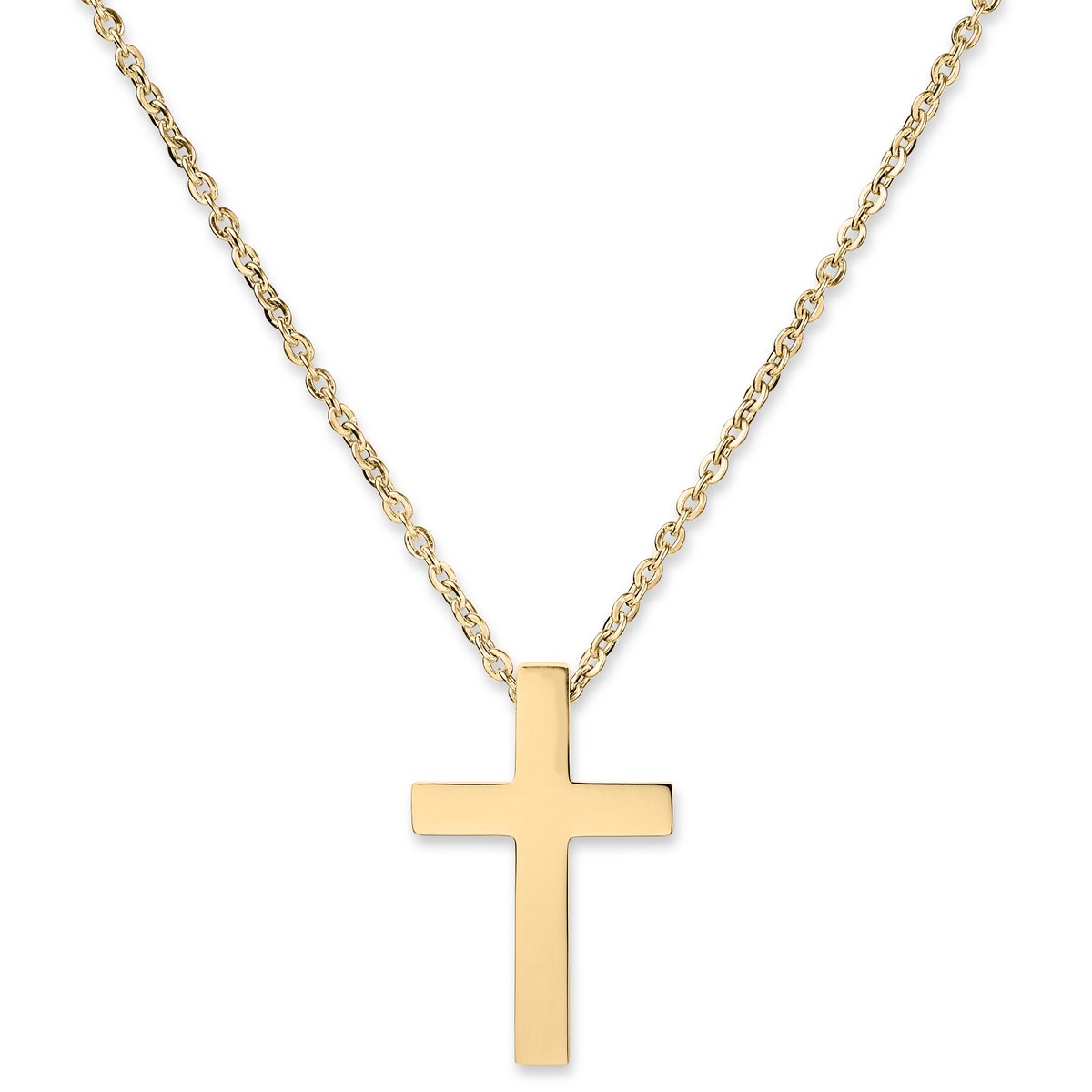 Klassieke Goudkleurige Kruis Ketting
