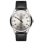 Paz | Zilverkleurig roestvrijstalen horloge met één wijzer