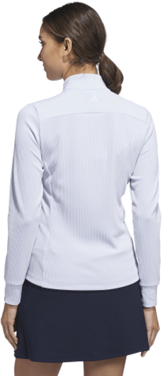Adidas Dames W Textured Golfvest Lichtblauw van Merkloos — afbeelding 4