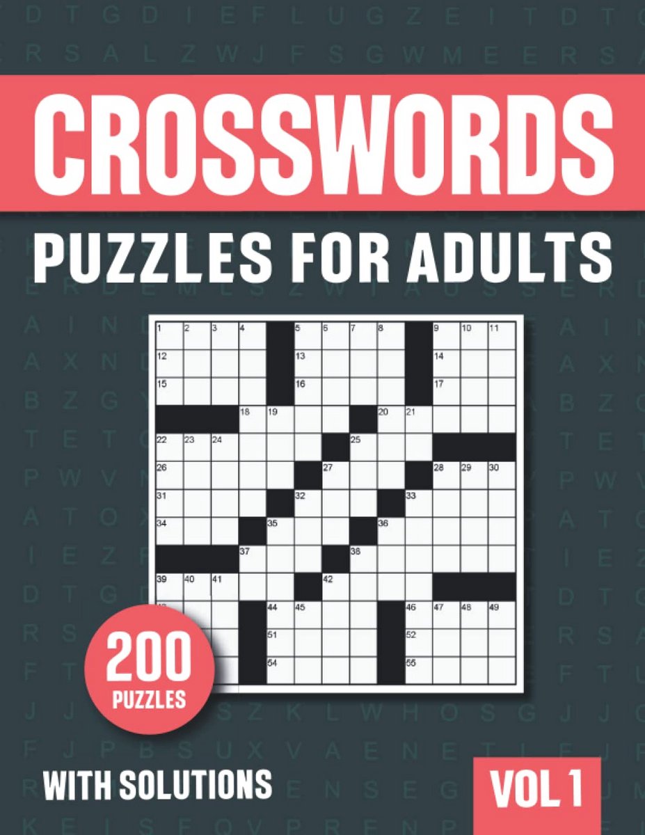 200 Kruiswoordpuzzels voor Volwassenen en Senioren