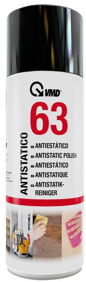 Antistatische Spray 400ml - Reinigingsspray voor Kunststof & Elektronica | Beschermt Tegen Stof & Vuil | Voor Monitoren, TV's & Printers | VMD63 [17263]