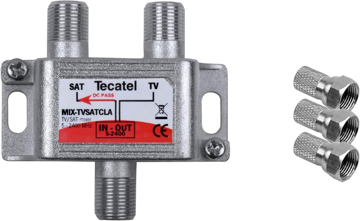 Signaalmixer voor Televisie en Satelliet - Antenne Signaal Combinator