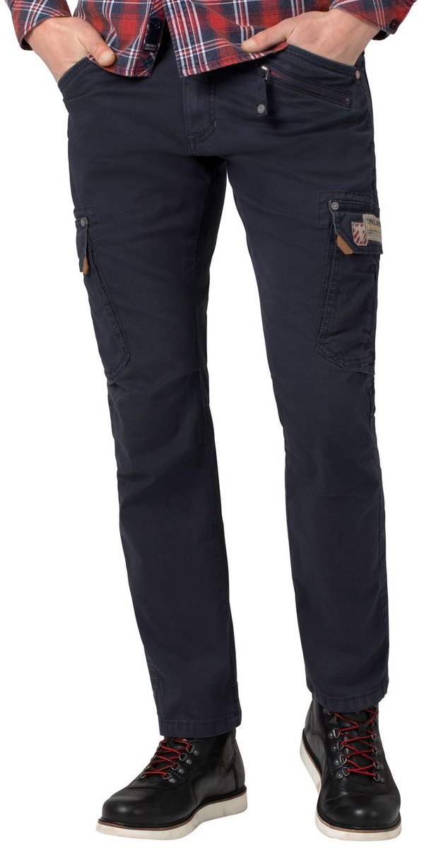 TIMEZONE Heren Cargo Broek regular/straight Blauw 33W / 32L Volwassenen