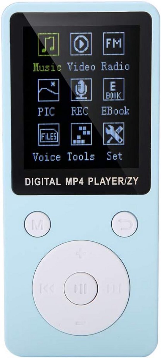 Draagbare MP3/MP4 Speler 32GB met Koptelefoon - E-book, Video en Radio Functies