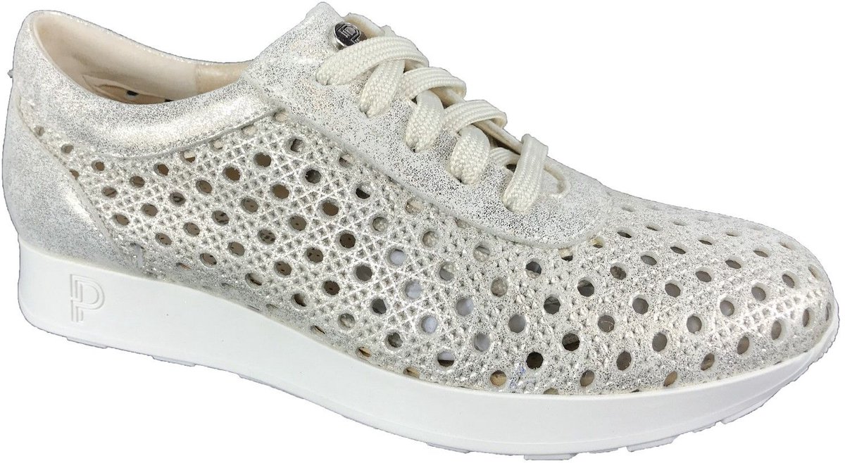 Pitillos 11.101 dames veterschoen platinum voor steunzolen | Bonne Shoe