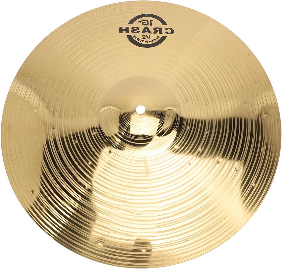 Crash cymbals voor beginners en scholieren - kwalitatieve bekken van messing, 40 cm