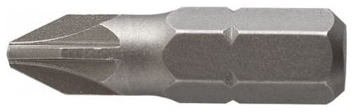 LUN FIX - Bit Enkel Schroef - Zeskant Schacht - 25mm - PZ2 - Schroevendraaier Bits