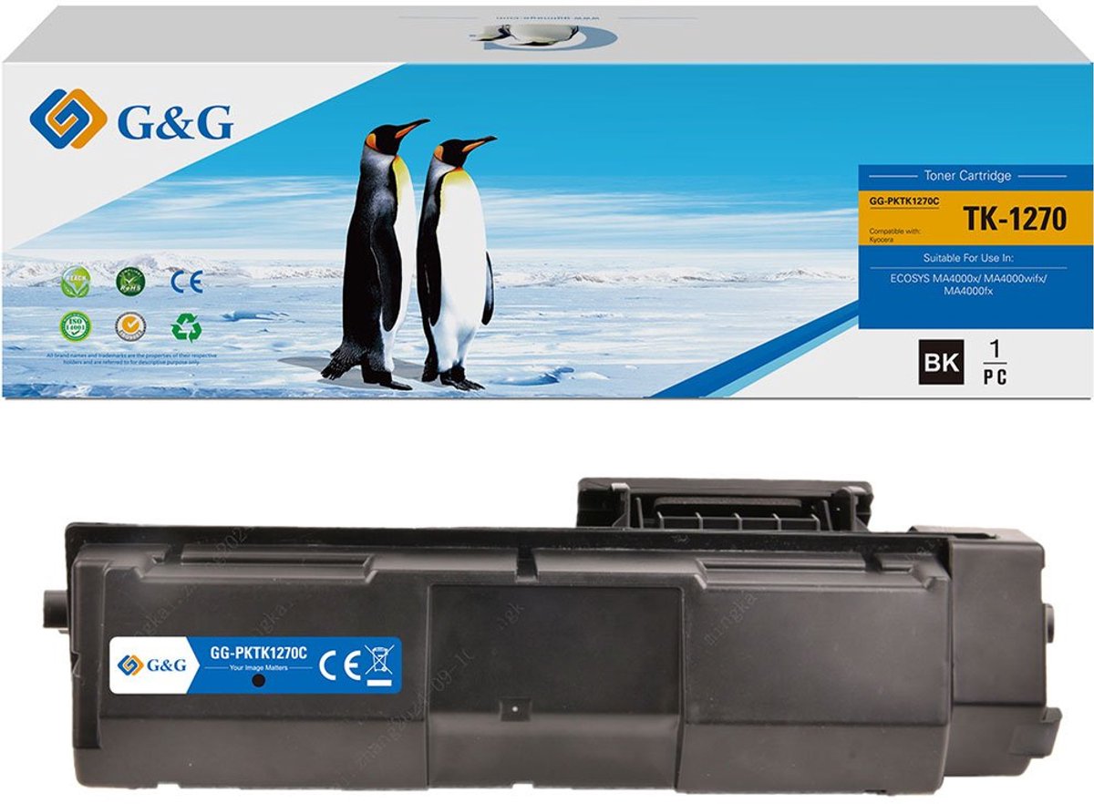 G&G Toner Compatibel GG-PKTK1270C