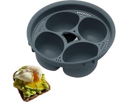 Eierkokers – Geschikt voor Thermomix TM5 TM6 -4 in 1 Poached Egg Cooker