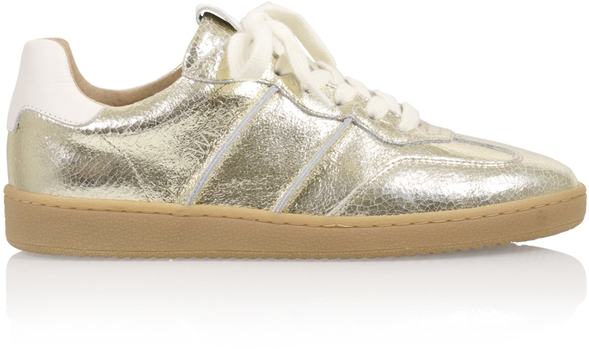 DWRS Label - Sneakers - Poona - Crackled Champagne - Maat 40