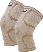 U Fit One 2 Stuks Knie Brace - Knee Sleeves - Kniebeschermers - Knieband - Knee Support & Bandage - Sportbrace - Maat 4XL - Neutraal