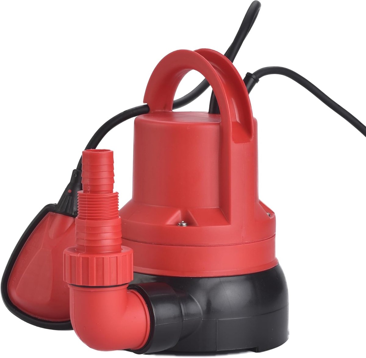 Elektrische Dompelpomp - Waterpomp Bronwater - Snel Water Verpompen - 250 Watt Kracht - 5000 L/U - Rood