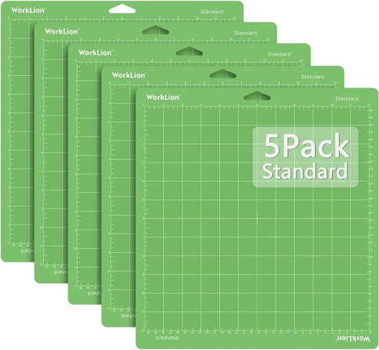 Foto: Snijmat standaardgrip voor cricut 30 x 30 cm 5 matten explore one air air 2 maker standaard zelfklevende kleverige antislip duurzame knutselmat vervangende accessoires