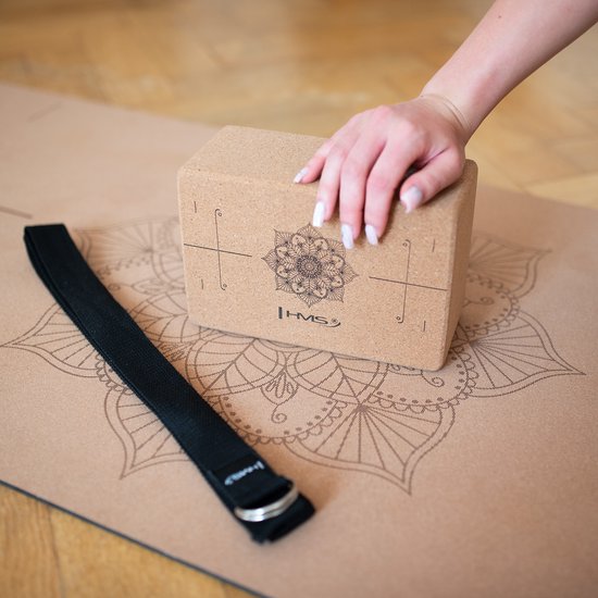 HMS YM11 Serie - Yogamat en Accessoires - Natuurlijke Materialen - Comfort - Stabiliteit van Merkloos — afbeelding 3