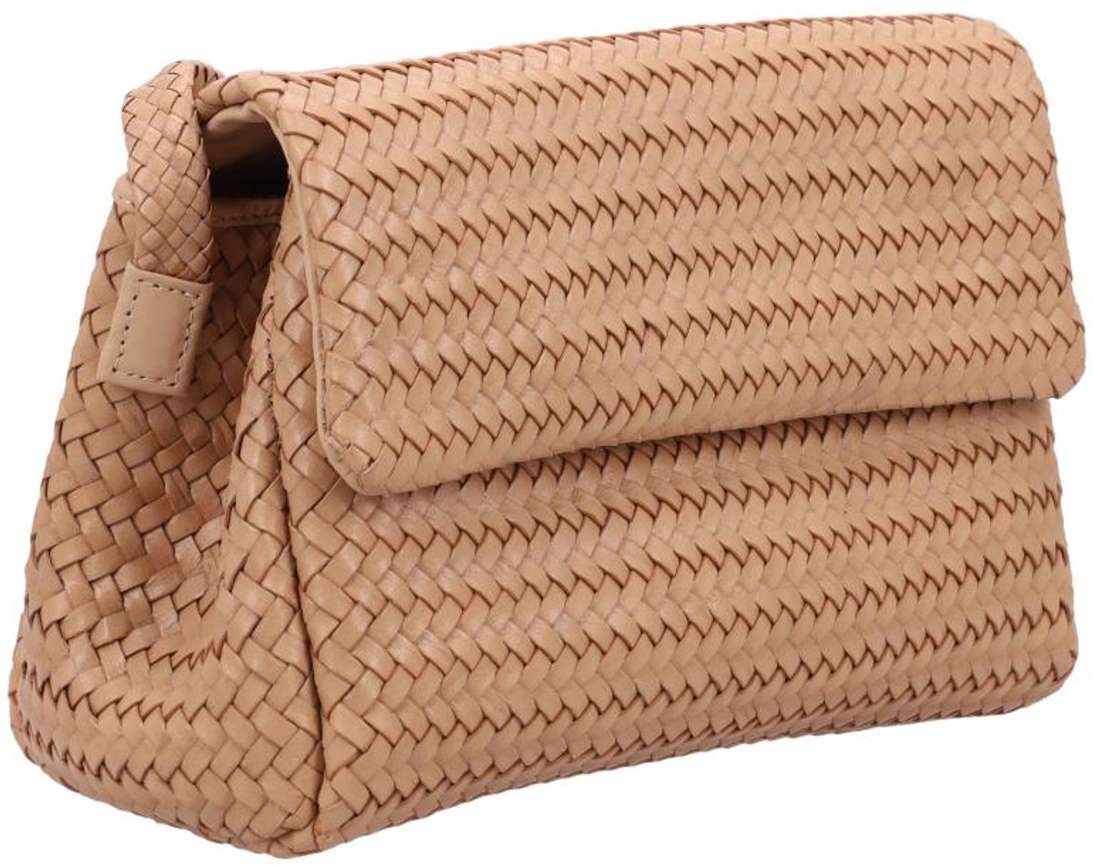 Allan K Caroline dj Crossbodytas Medium Dames - Leer - Beige