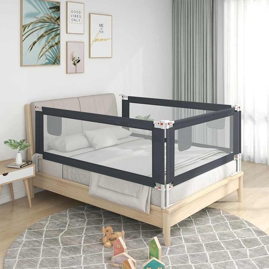 Bedrail Toddler 190x25cm - Donkergrijs — afbeelding 2
