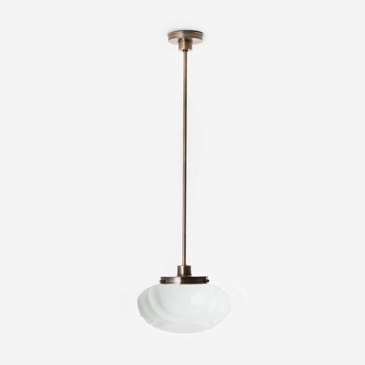 Hanglamp Nouveau Swing Coupe 20's Brons - Art Deco Trade