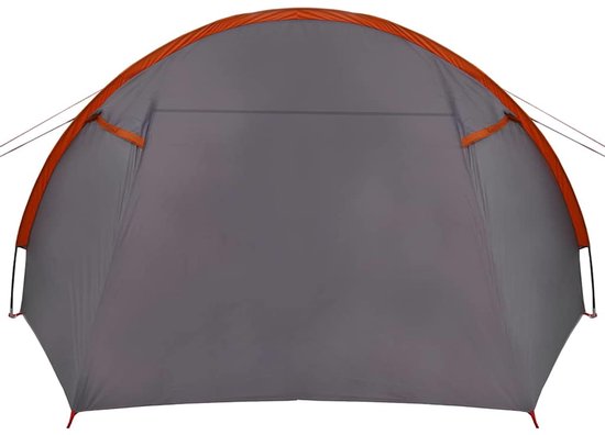 vidaXL - Tunnel - Tent - 5-Persoon - Grijs - en - Oranje - 778 - x - 356 - x - 210 - cm van Merkloos — afbeelding 4