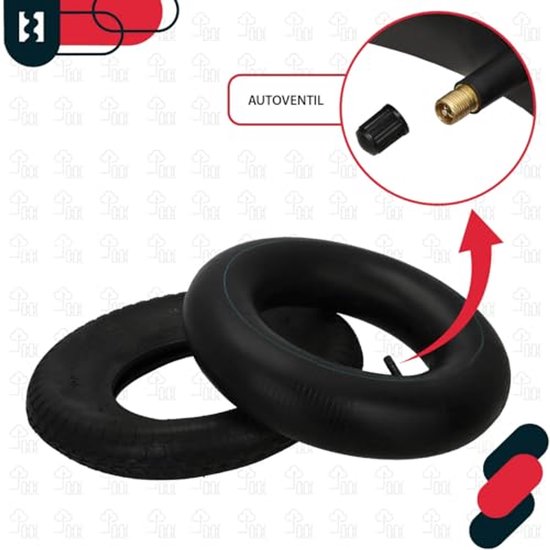 KOTARBAU® Kruiwagenband met Binnenband, Gummi, Zwart, Kruiwagenband - ⌀ 40 cm - 4PR, Binnenband - ⌀ 35 cm, Vervangende Band voor Schubkarre, Tuinwagen van KOTARBAU — afbeelding 5