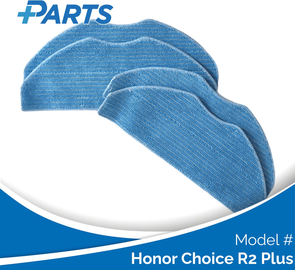 Honor Choice R2 Plus Dweilpads (4 Stuks, Plus.Parts® alternatief voor ZR185001)