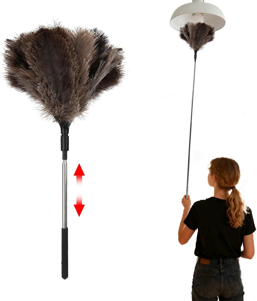 Stoffen Plumeau - Stofwisser - Hoge Oppervlakken - Antistatisch - 18-120 cm
