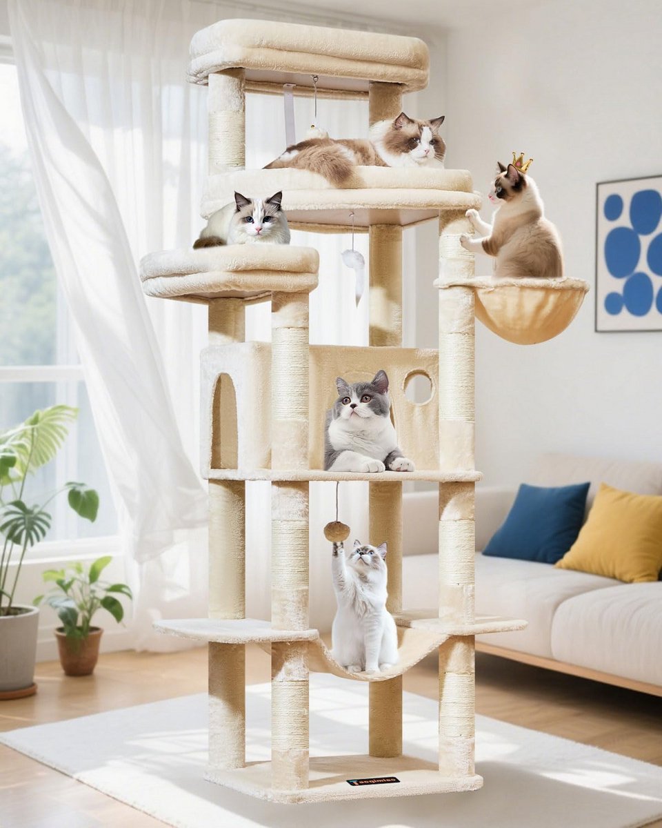 Krabton - Krabpaal voor katten - Klimmeubel - Kattenmeubelstuk