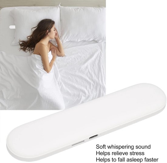 Pillow Speaker met Timer en Stereo Bass voor Slapen en Meditatie (Wit) van Merkloos — afbeelding 3