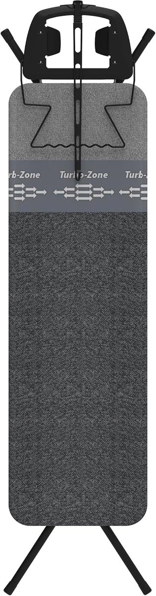 Strijkplank met Parkeerzone en Turbo Functie - 120x38 cm - Perfect voor Overhemden