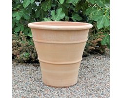 Grote Terracotta Bloempot 50 cm Hoog – Vorstbestendige Plantenbak voor Buiten